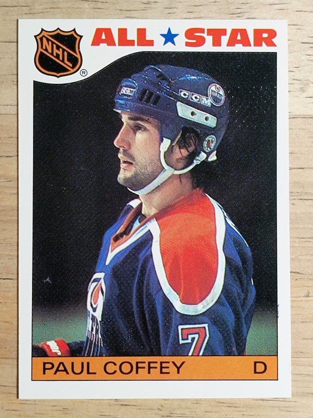 1985-86 Topps Sticker Inserts #4 Paul Coffey
