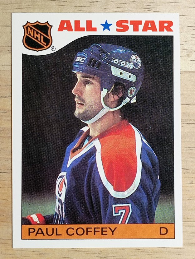 1985-86 Topps Sticker Inserts #4 Paul Coffey