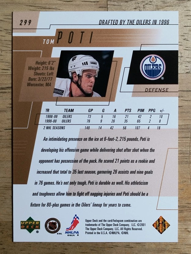 2000-01 Upper Deck #299 Tom Poti