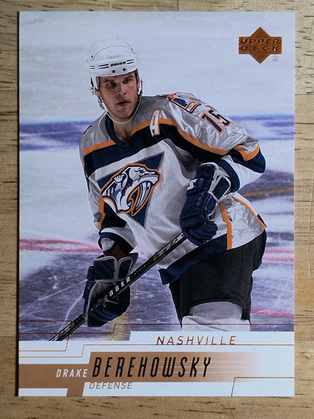 2000-01 Upper Deck #327 Drake Berehowsky