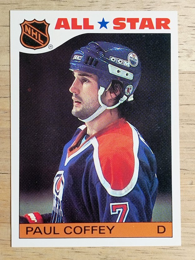 1985-86 Topps Sticker Inserts #4 Paul Coffey
