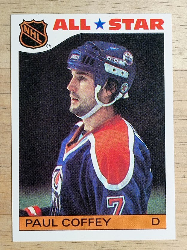 1985-86 Topps Sticker Inserts #4 Paul Coffey