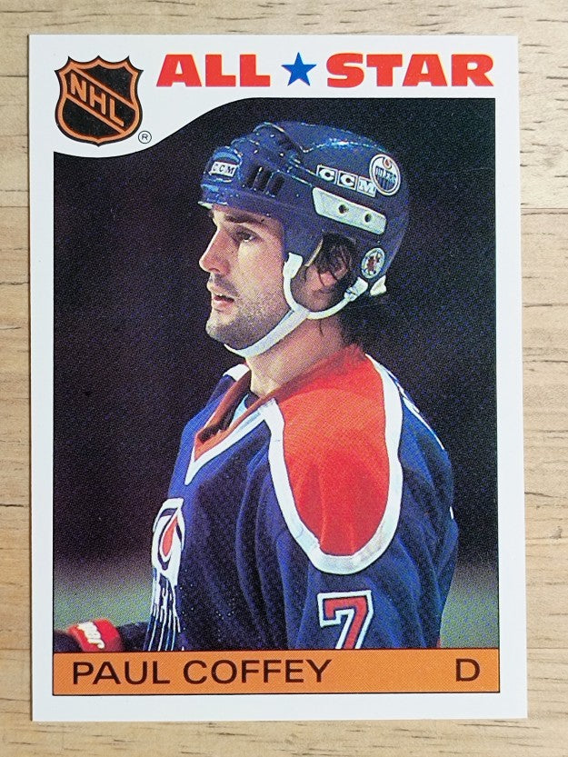 1985-86 Topps Sticker Inserts #4 Paul Coffey
