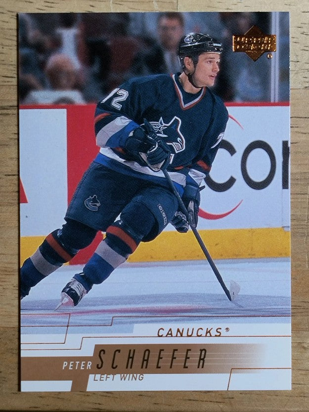 2000-01 Upper Deck #397 Peter Schaefer