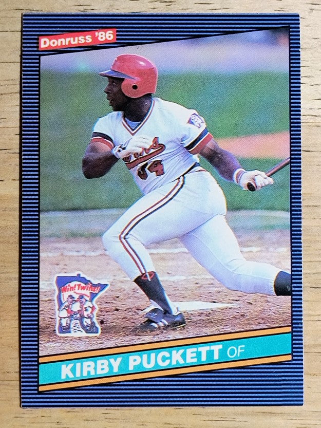1986 Donruss #72 Kirby Puckett