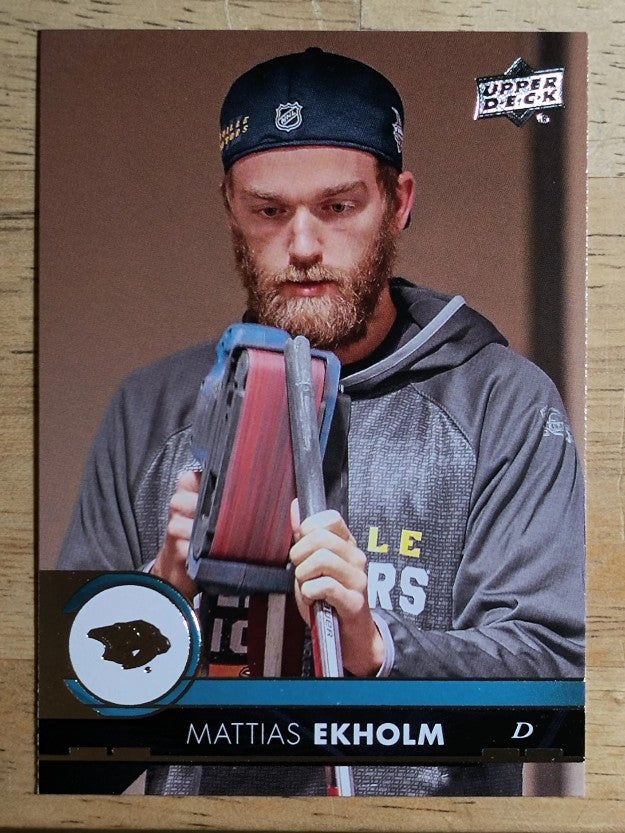 2017-18 Upper Deck #110 Mattias Ekholm