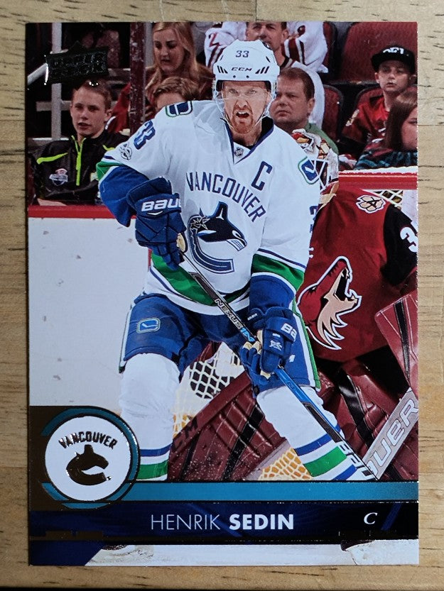 2017-18 Upper Deck #177 Henrik Sedin