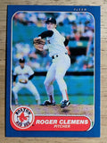1986 Fleer #345 Roger Clemens