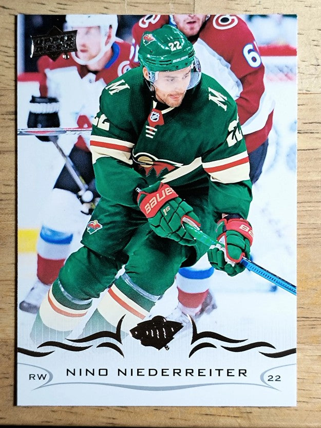 2018-19 Upper Deck #345 Nino Niederreiter