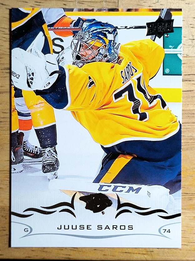 2018-19 Upper Deck #356 Juuse Saros