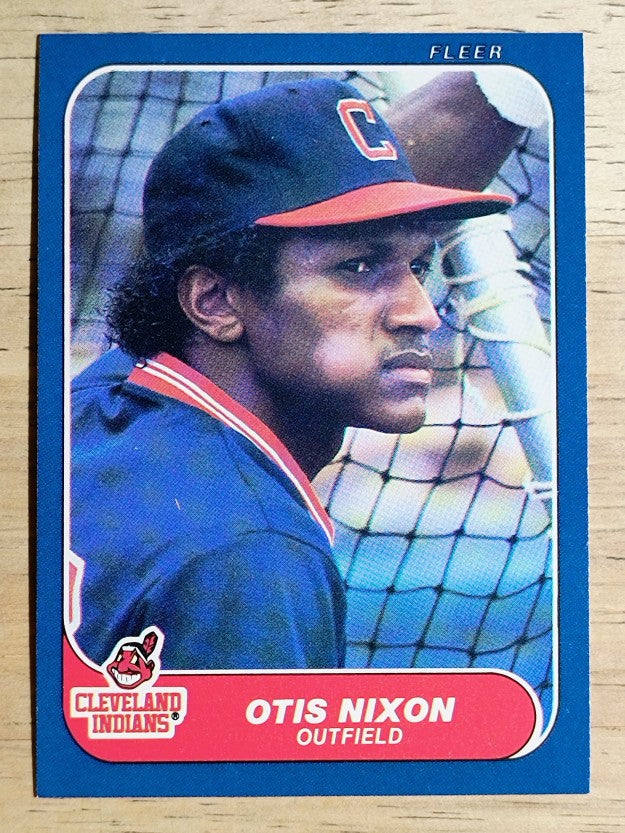 1986 Fleer #591 Otis Nixon RC