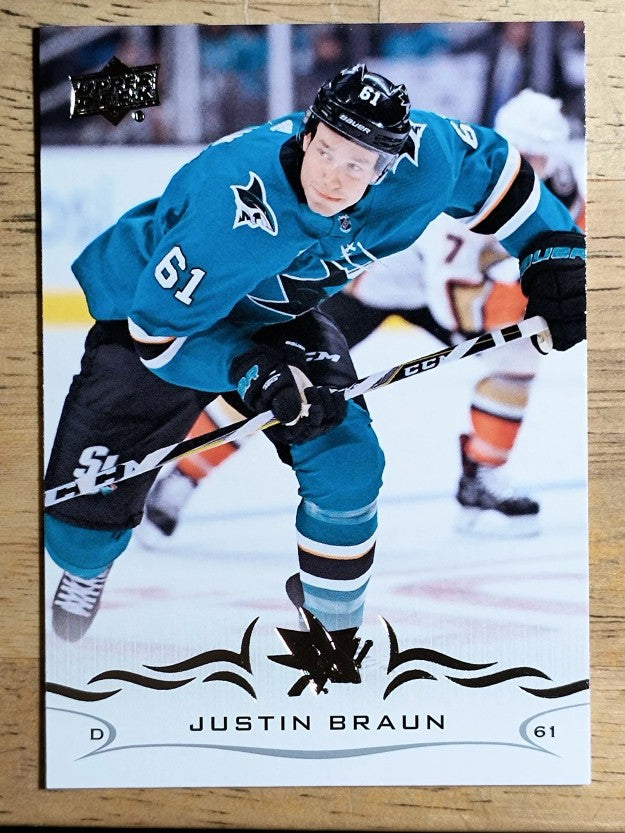 2018-19 Upper Deck #403 Justin Braun