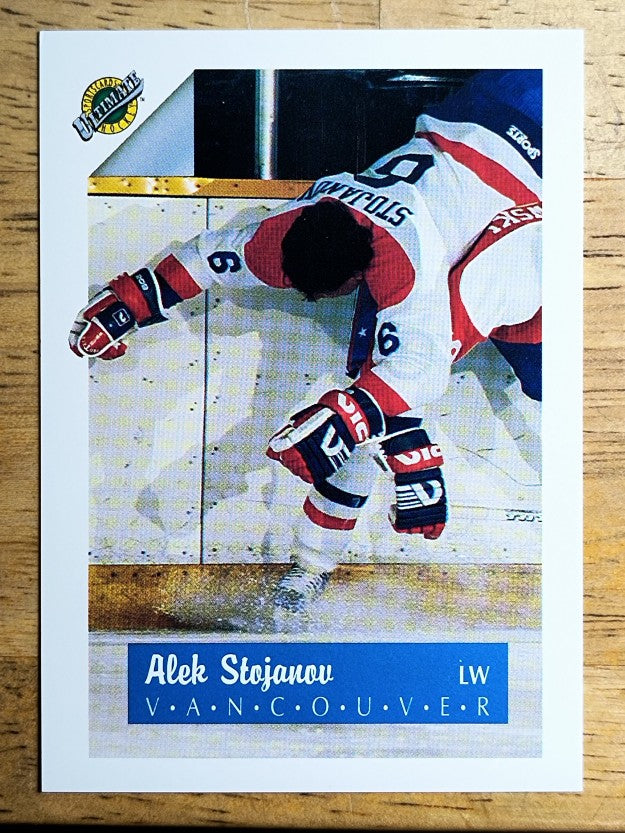1991 Ultimate Draft #6 Alek Stojanov