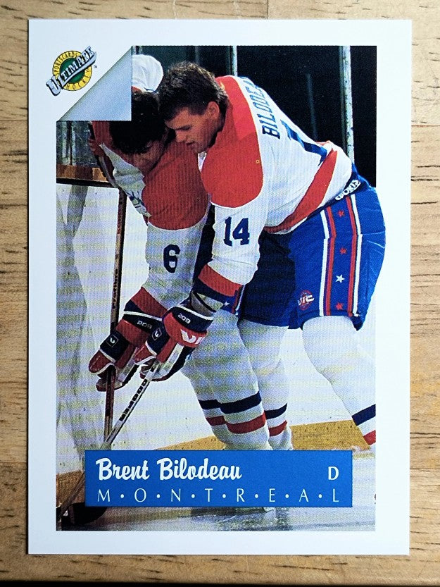 1991 Ultimate Draft #14 Brent Bilodeau