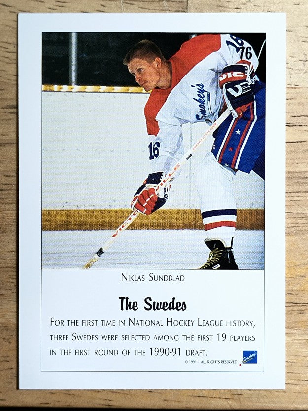 1991 Ultimate Draft #76 The Swedes/Markus Naslund/Peter Forsberg