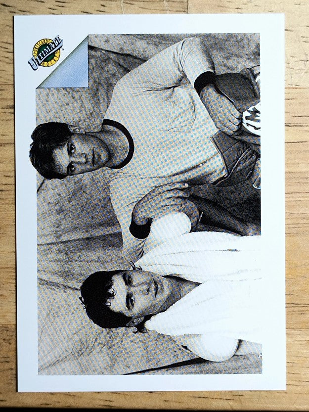 1991 Ultimate Draft #80 Pat Falloon/Scott Niedermayer BW