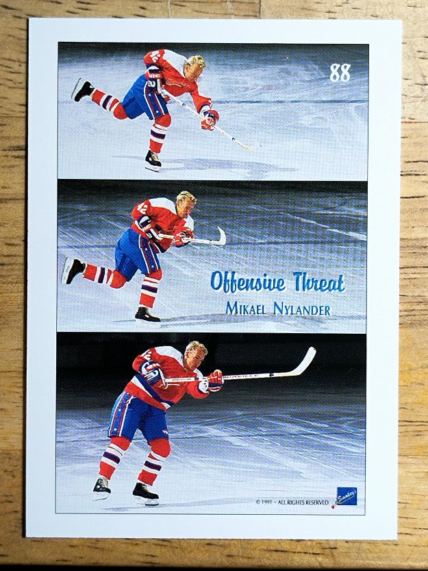 1991 Ultimate Draft #88 Offensive Threats/Yanic Dupre/Mikael Nylander