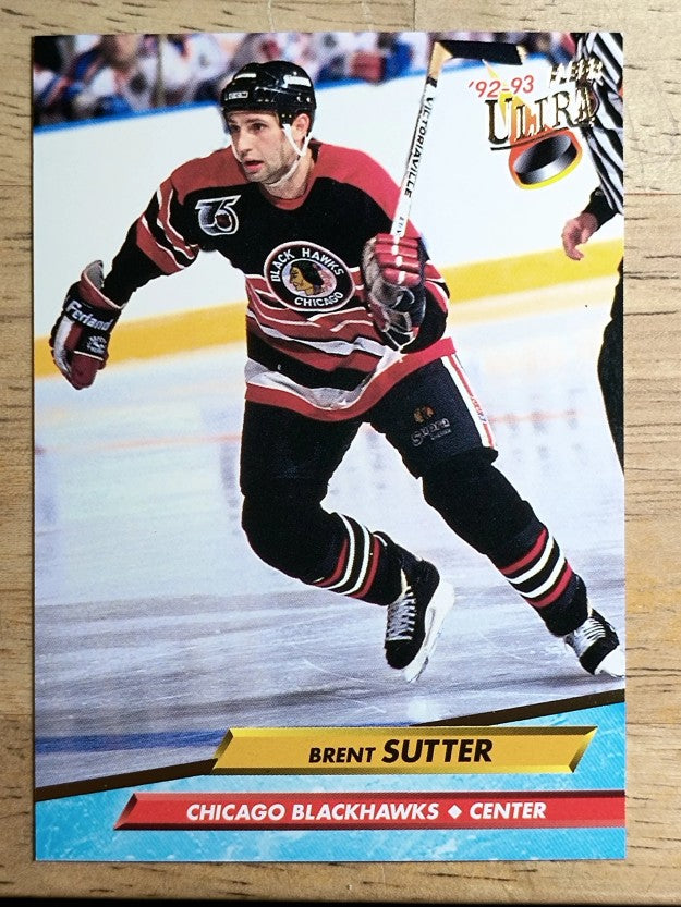 1992-93 Ultra #43 Brent Sutter