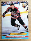1992-93 Ultra #43 Brent Sutter