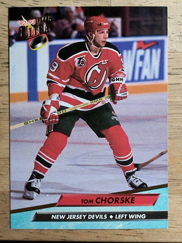1992-93 Ultra #112 Tom Chorske