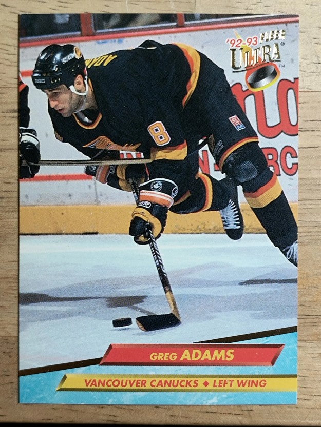 1992-93 Ultra #217 Greg Adams
