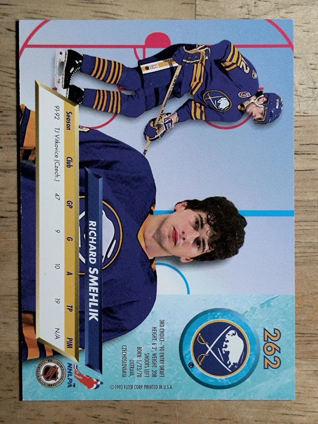 1992-93 Ultra #262 Richard Smehlik RC