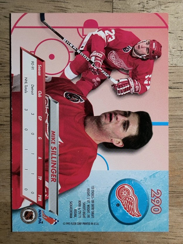 1992-93 Ultra #290 Mike Sillinger
