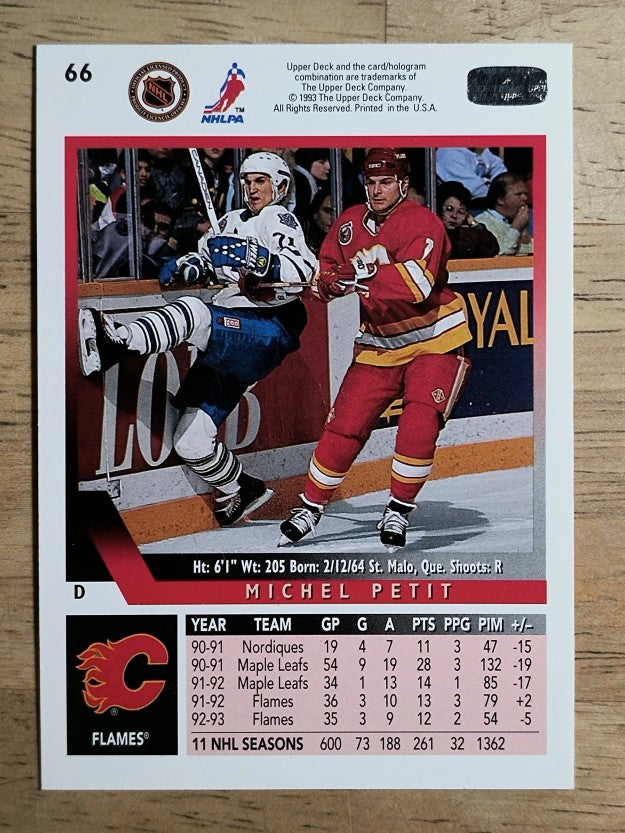 1993-94 Upper Deck #66 Michel Petit