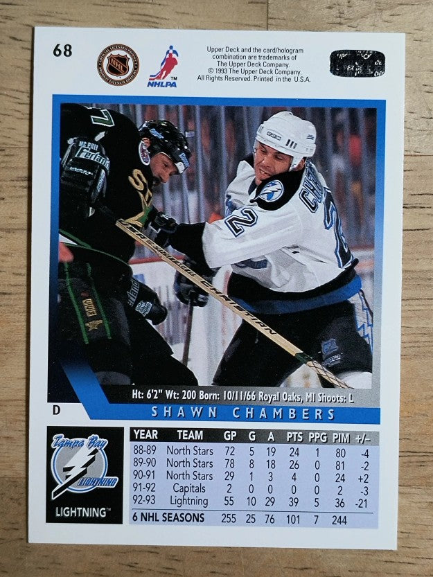 1993-94 Upper Deck #68 Shawn Chambers