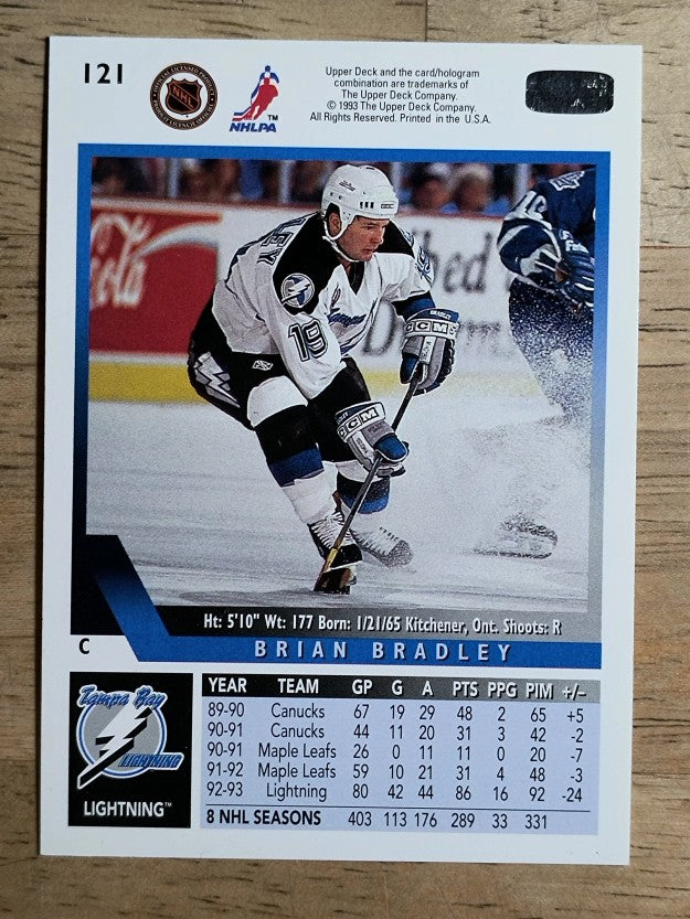 1993-94 Upper Deck #121 Brian Bradley