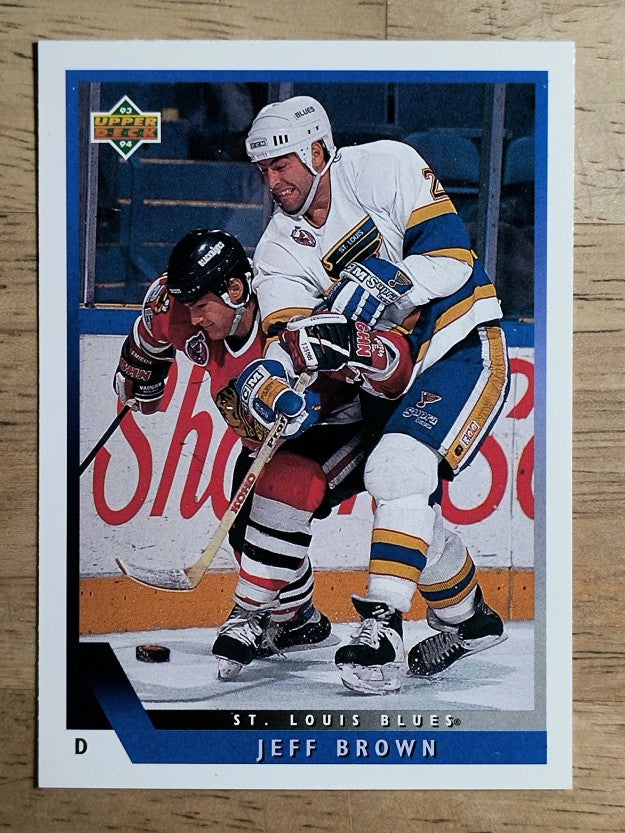 1993-94 Upper Deck #130 Jeff Brown