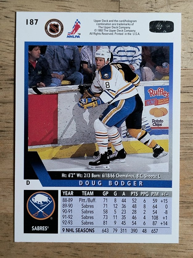 1993-94 Upper Deck #187 Doug Bodger