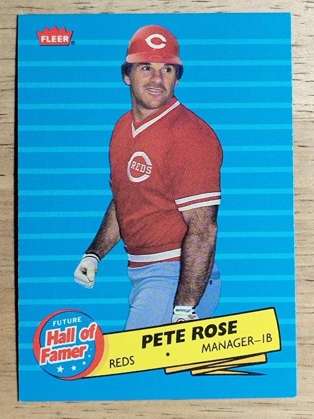 1986 Fleer Future Hall of Famers #1 Pete Rose