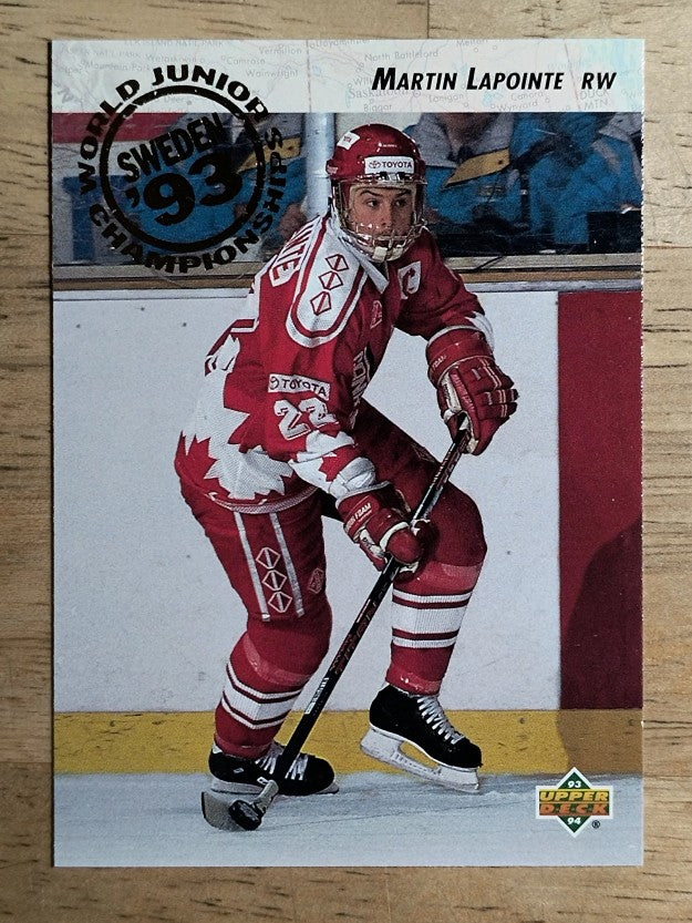 1993-94 Upper Deck #257 Martin Lapointe WJC