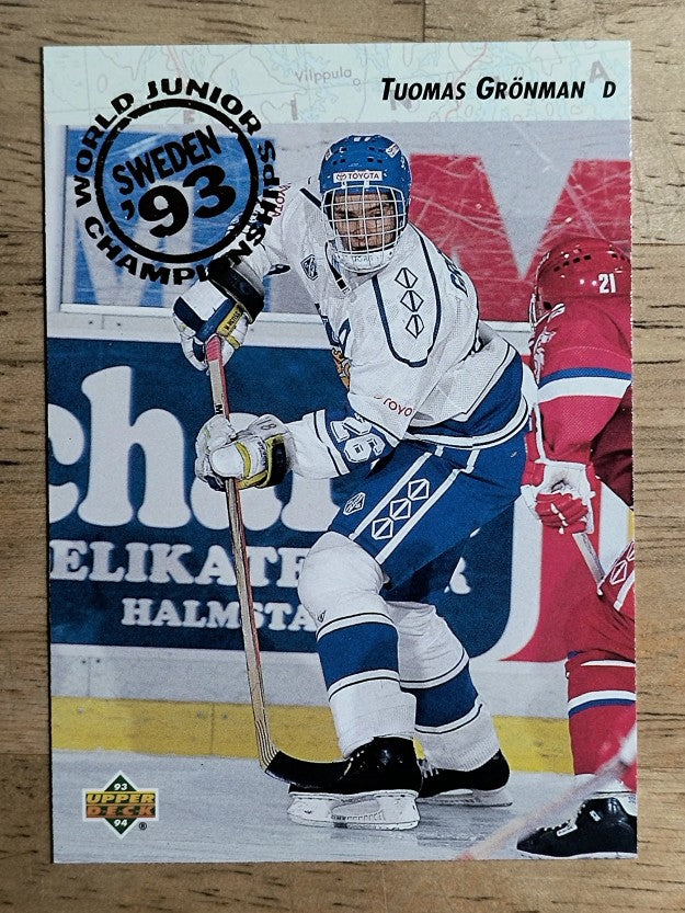 1993-94 Upper Deck #270 Tuomas Gronman WJC