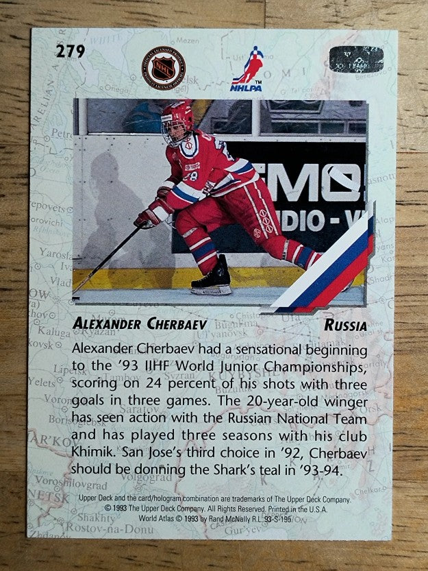 1993-94 Upper Deck #279 Alexander Cherbaev WJC