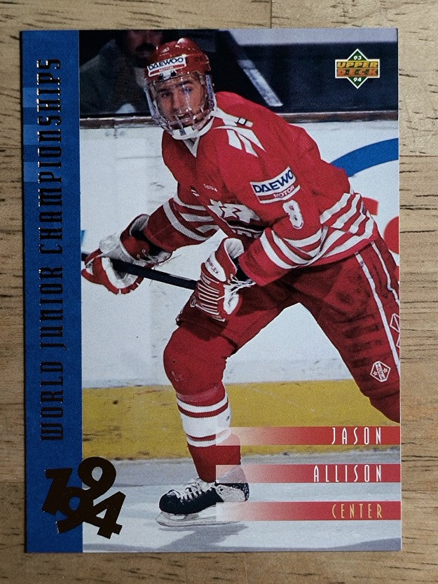 1993-94 Upper Deck #537 Jason Allison WJC RC