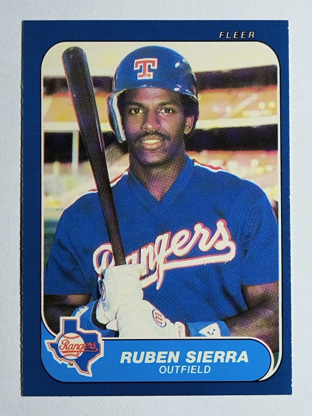 1986 Fleer Update #U105 Ruben Sierra XRC