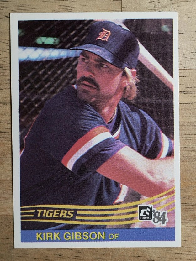 1984 Donruss #593 Kirk Gibson (EXMT)