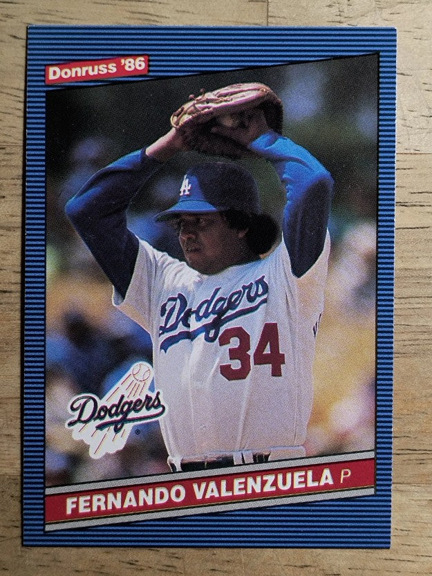 1986 Donruss #215 Fernando Valenzuela