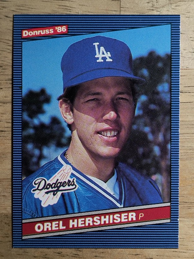 1986 Donruss #226 Orel Hershiser