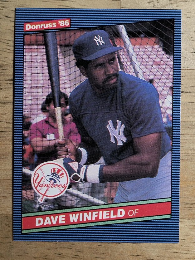 1986 Donruss #248 Dave Winfield