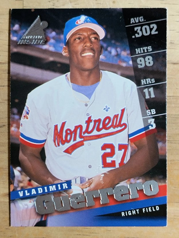 1998 Pinnacle Inside #27 Vladimir Guerrero