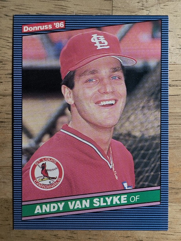 1986 Donruss #412 Andy Van Slyke