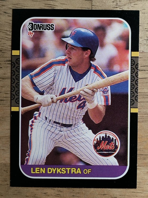 1987 Donruss #611 Len Dykstra