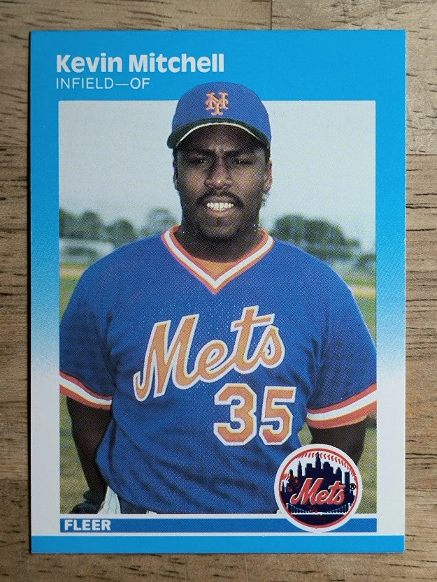 1987 Fleer #17 Kevin Mitchell RC