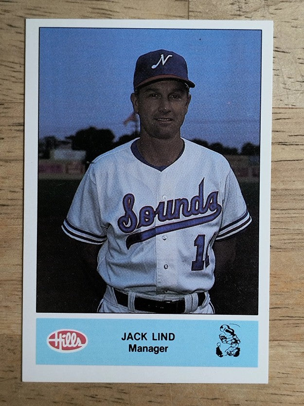 1987 Nashville Sounds Team Issue #14 Jack Lind MG