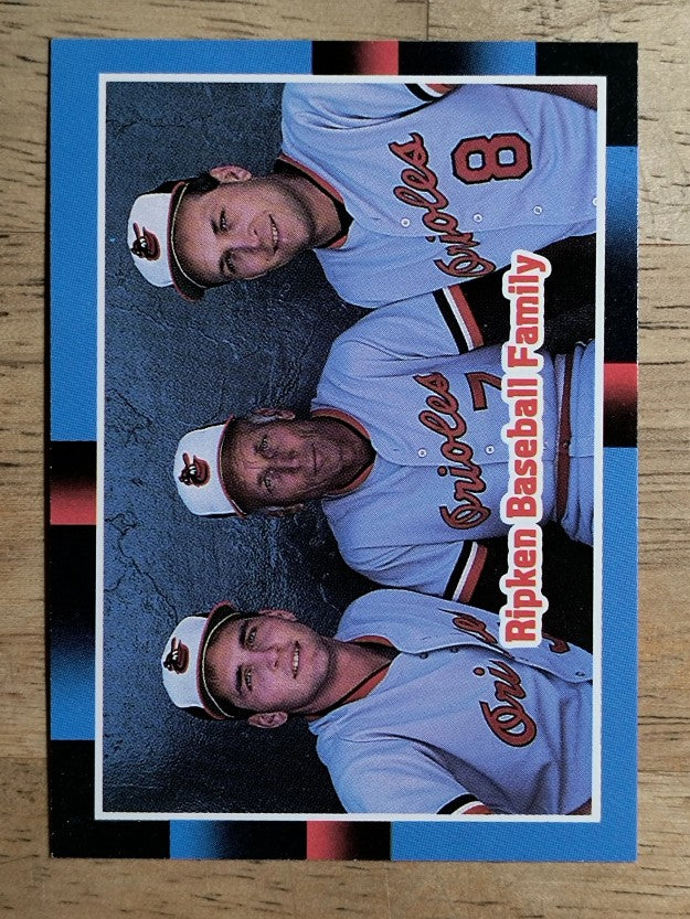 1988 Donruss #625 The Ripken Family