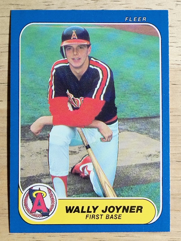 1986 Fleer Update #U59 Wally Joyner XRC