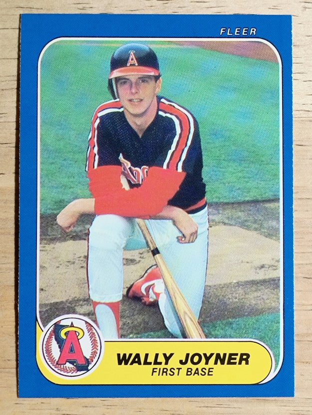 1986 Fleer Update #U59 Wally Joyner XRC
